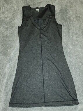 KAVU Sleeveless Gray Dress • Casual Travel Tank Dress Midi Size Small